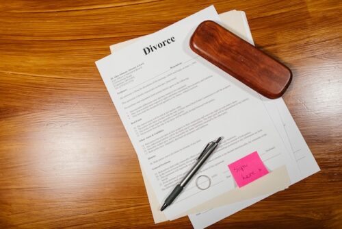 divorce papers