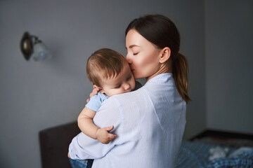 mother and son